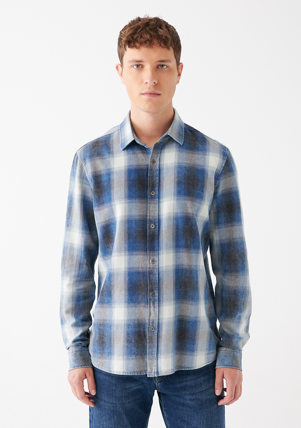 рубашка long sleeve shirt mavi M0210350-82591 в интернет магазине