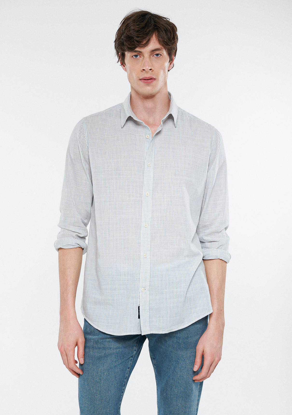 рубашка long sleeve shirt mavi M0210628-70719 по акции