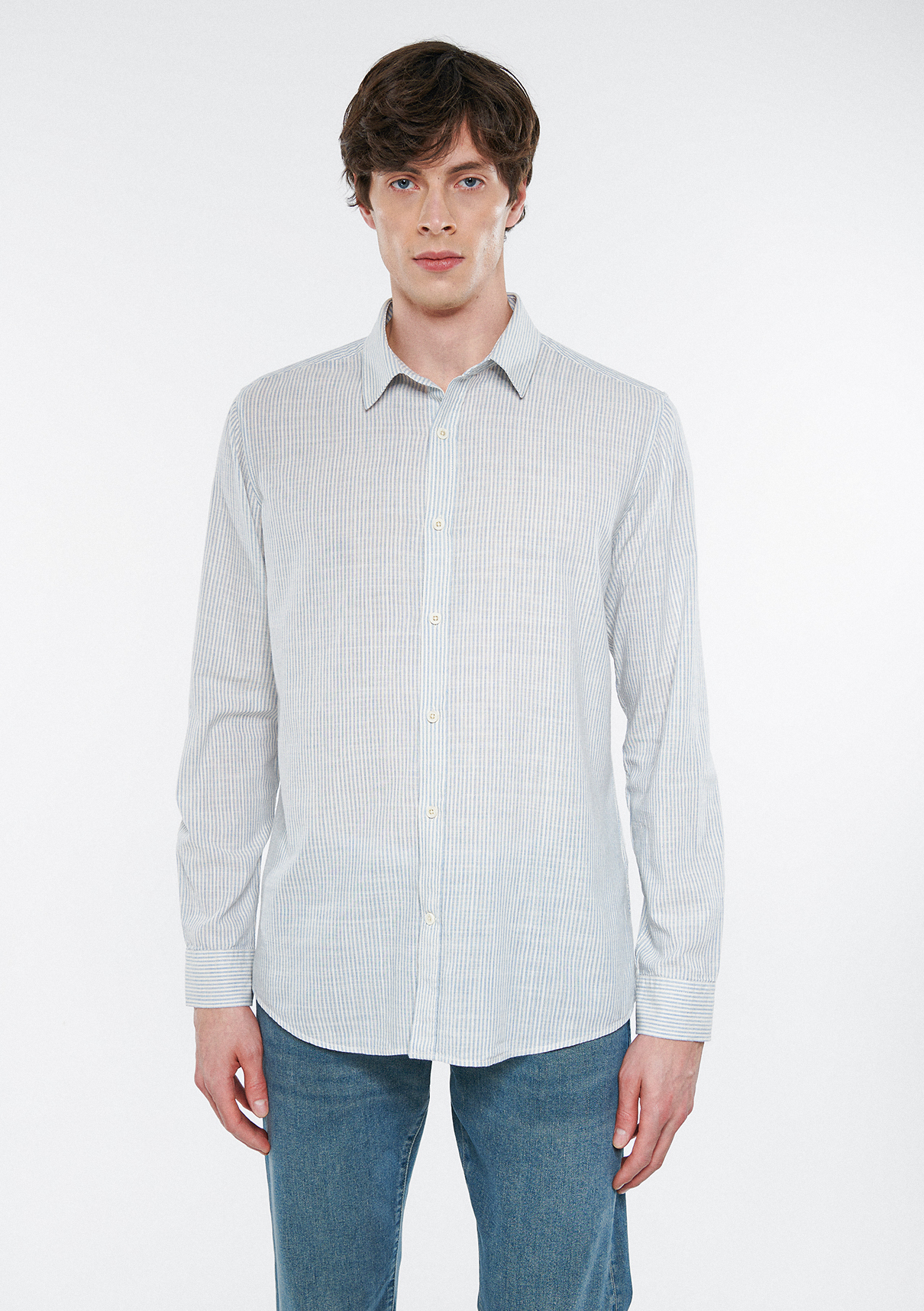 рубашка long sleeve shirt mavi M0210628-70719 в интернет магазине