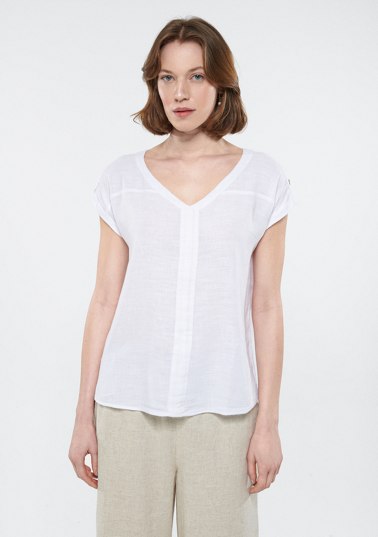 Блуза V Neck Blouse Mavi M122504-30701-XS - фото 3