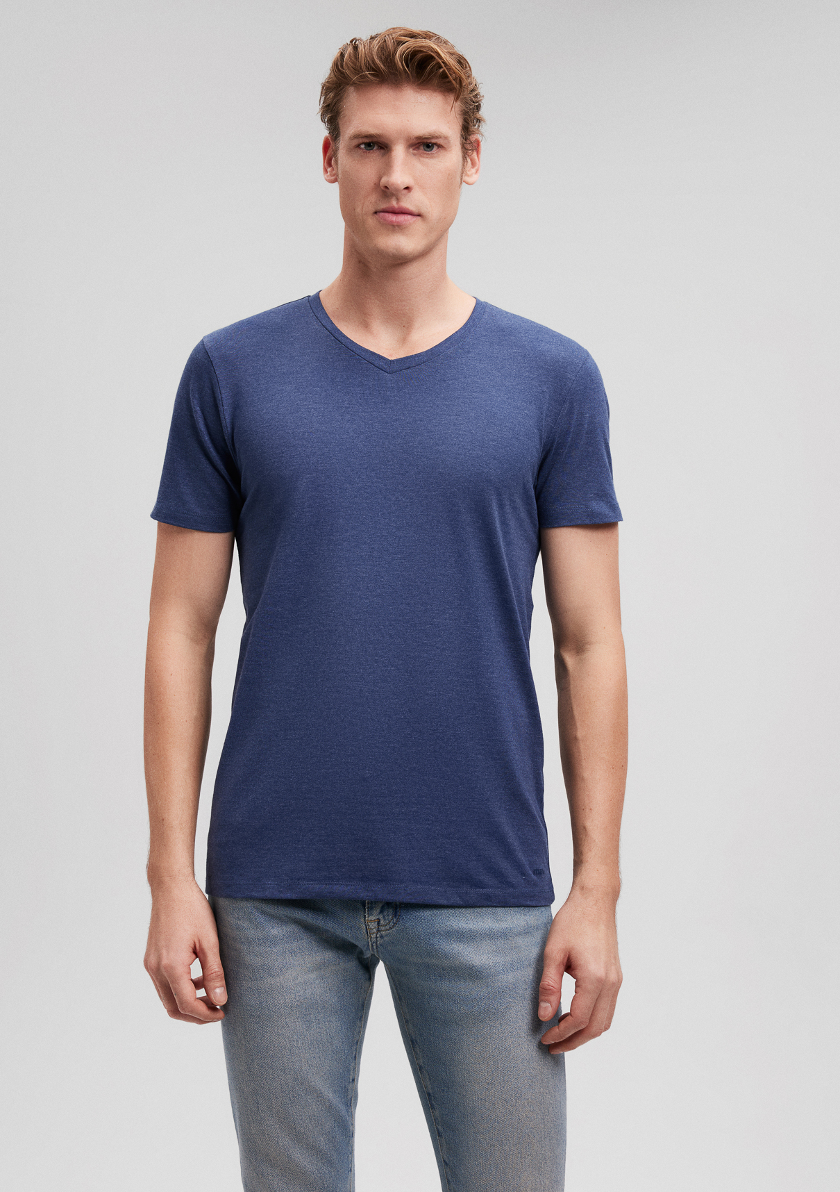 футболка stretch v neck tee mavi M061748-18790 в интернет магазине